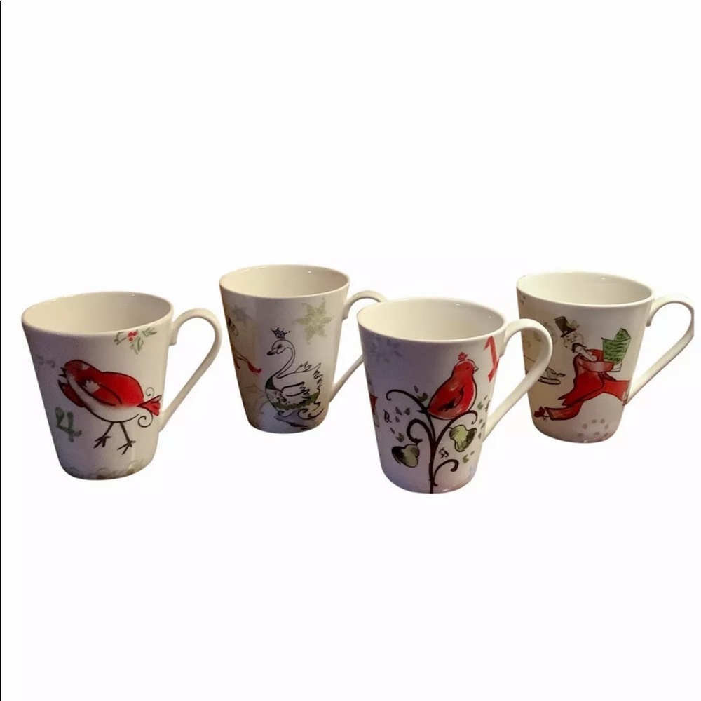 12 Days of Christmas Coffee Mugs by Lenox